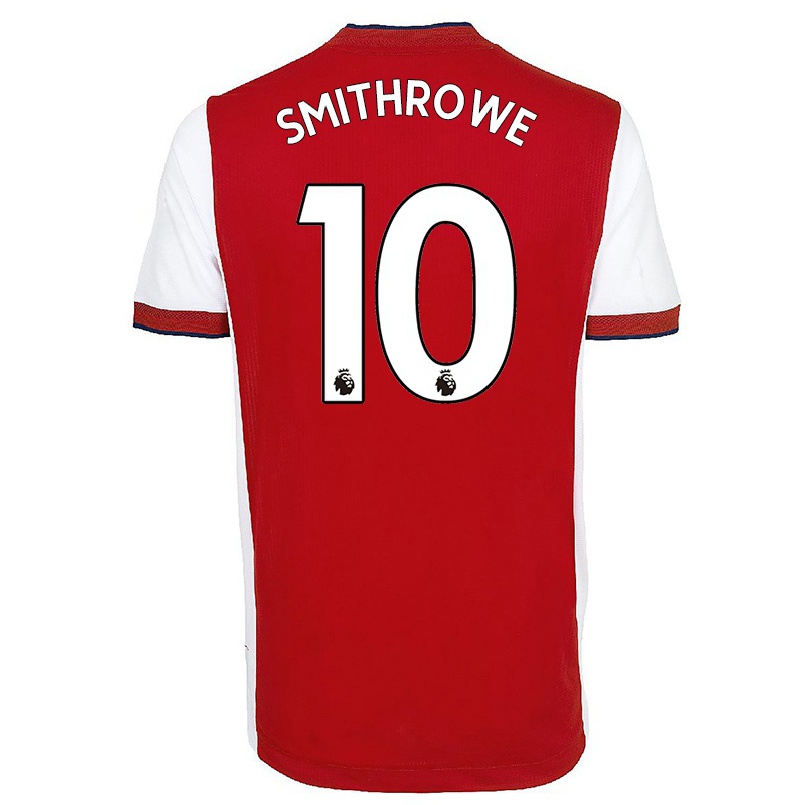 Kinder Fußball Emile Smith Rowe #10 Gelb Auswärtstrikot Trikot 2021/22 T-shirt