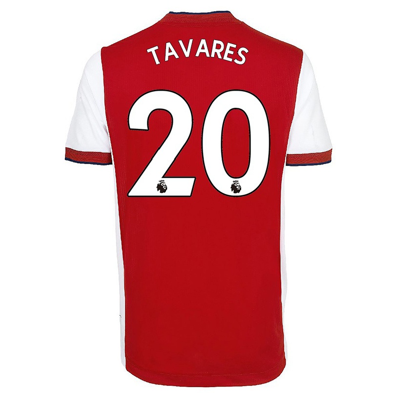 Kinder Fußball Nuno Tavares #20 Gelb Auswärtstrikot Trikot 2021/22 T-shirt