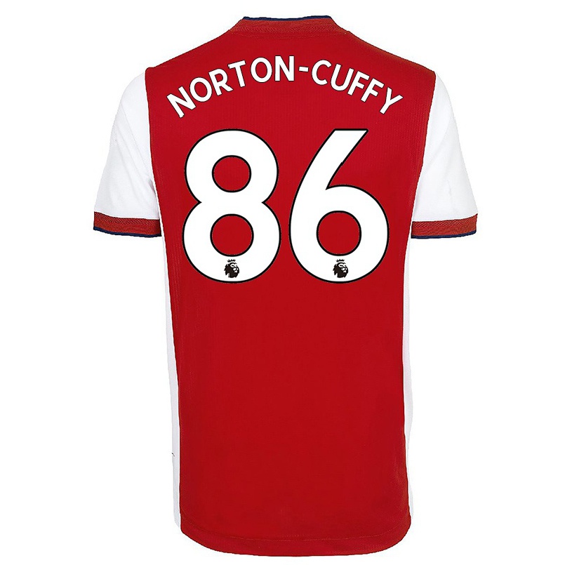 Kinder Fußball Brooke Norton-cuffy #86 Gelb Auswärtstrikot Trikot 2021/22 T-shirt