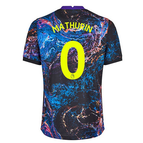 Kinder Fußball Roshaun Mathurin #0 Mehrfarbig Auswärtstrikot Trikot 2021/22 T-shirt