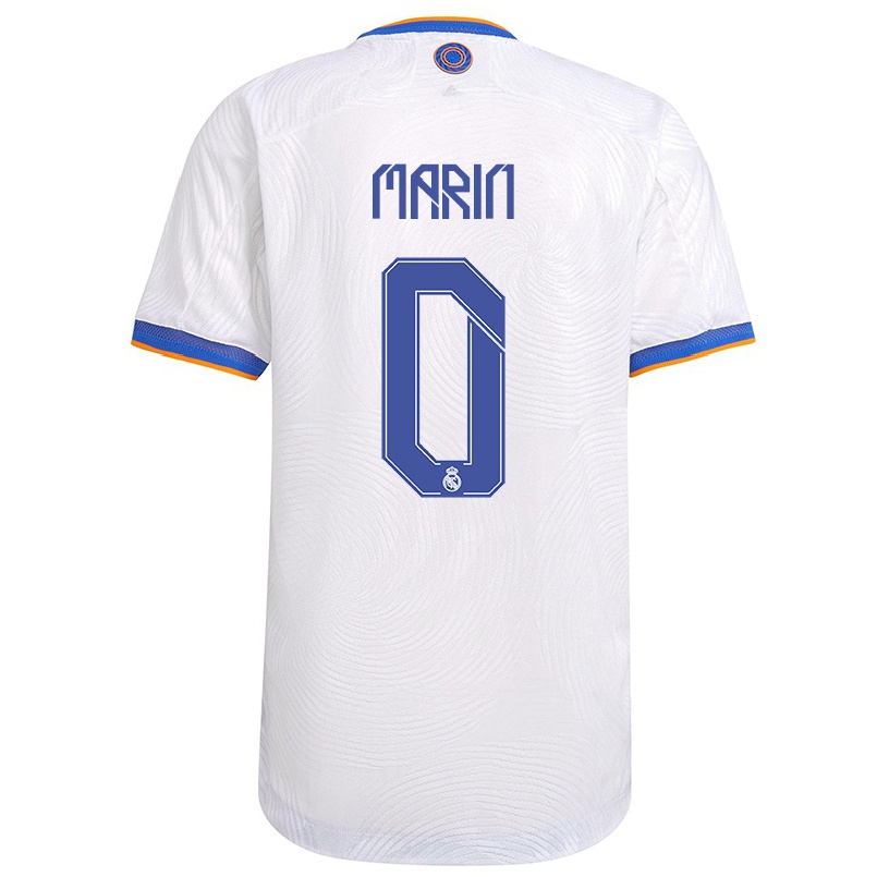 Kinder Fußball Rafa Marin #0 Weiß Heimtrikot Trikot 2021/22 T-shirt
