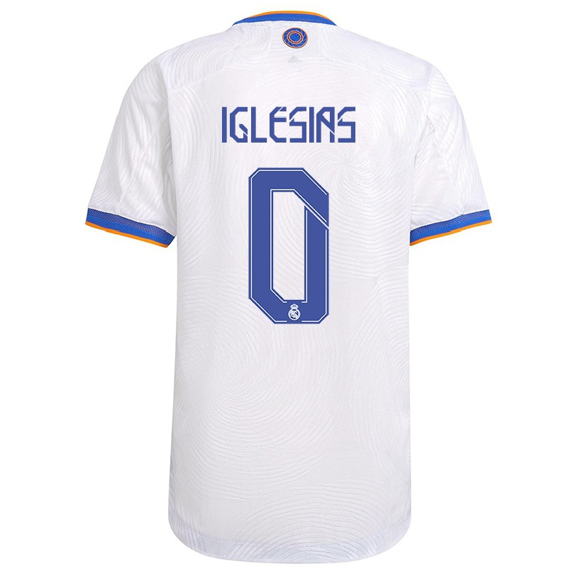 Kinder Fußball Bruno Iglesias #0 Weiß Heimtrikot Trikot 2021/22 T-shirt