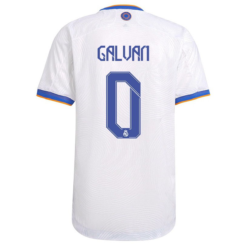 Kinder Fußball Augusto Galvan #0 Weiß Heimtrikot Trikot 2021/22 T-shirt
