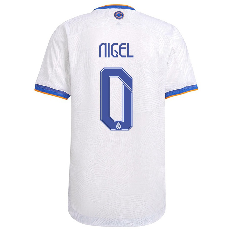 Kinder Fußball Williams-goss Nigel #0 Weiß Heimtrikot Trikot 2021/22 T-shirt