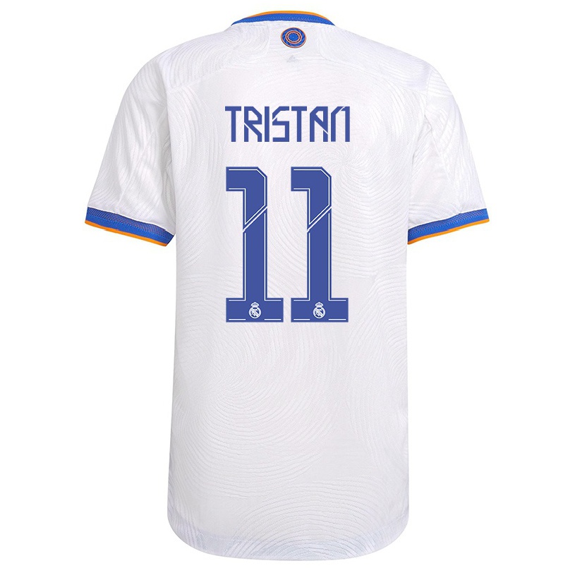 Kinder Fußball Vukcevic Tristan #11 Weiß Heimtrikot Trikot 2021/22 T-shirt