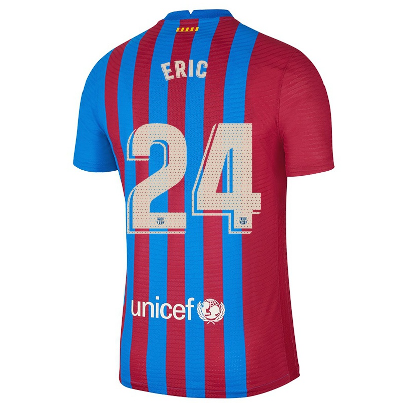 Kinder Fußball Eric Garcia #24 Kastanienbraun Heimtrikot Trikot 2021/22 T-shirt