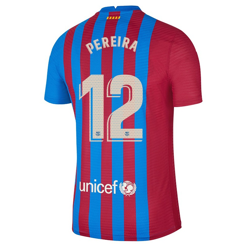 Kinder Fußball Matheus Pereira #12 Kastanienbraun Heimtrikot Trikot 2021/22 T-shirt