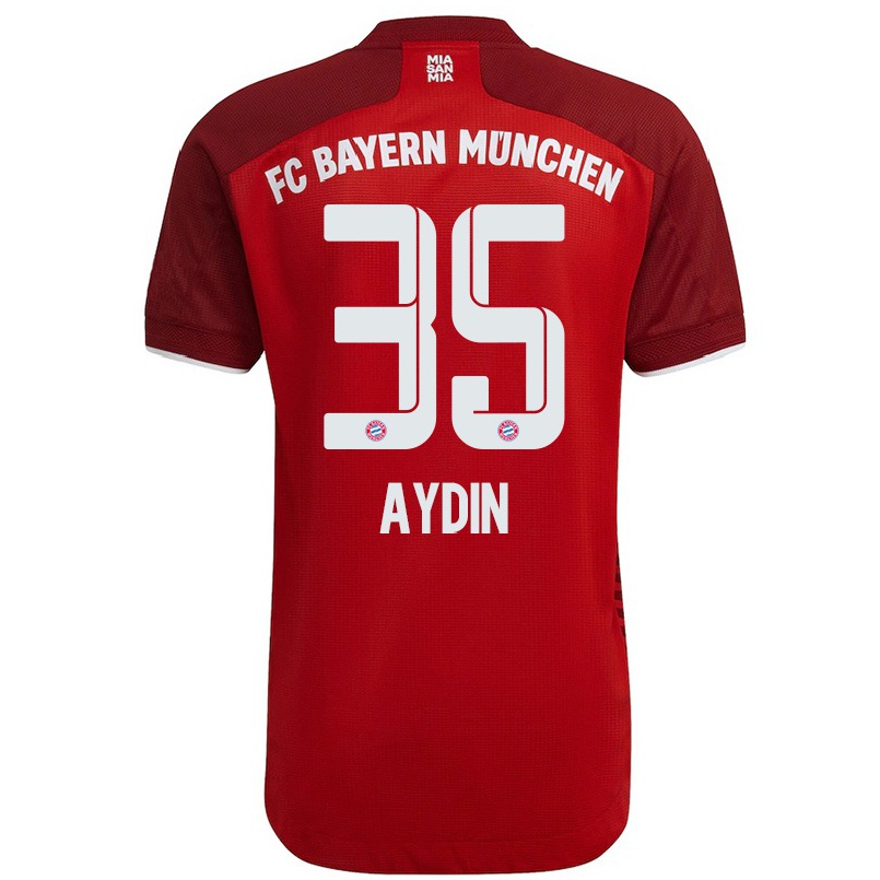 Kinder Fußball Eyup Aydin #35 Dunkelrot Heimtrikot Trikot 2021/22 T-shirt