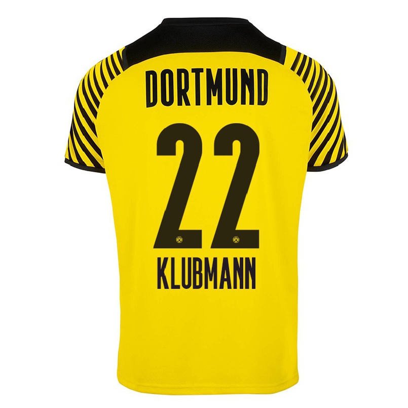 Kinder Fußball Leon Klubmann #22 Gelb Heimtrikot Trikot 2021/22 T-shirt