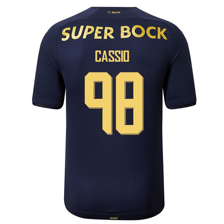 Kinder Fußball Igor Cassio #98 Navy Blau Auswärtstrikot Trikot 2021/22 T-shirt