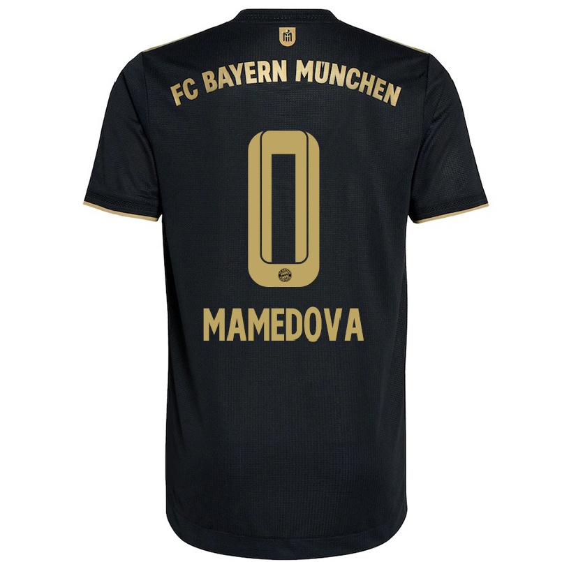 Kinder Fußball Grant-leon Mamedova #0 Schwarz Auswärtstrikot Trikot 2021/22 T-shirt