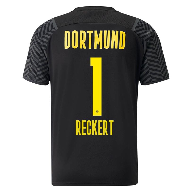 Kinder Fußball Jan Reckert #1 Grad Schwarz Auswärtstrikot Trikot 2021/22 T-shirt