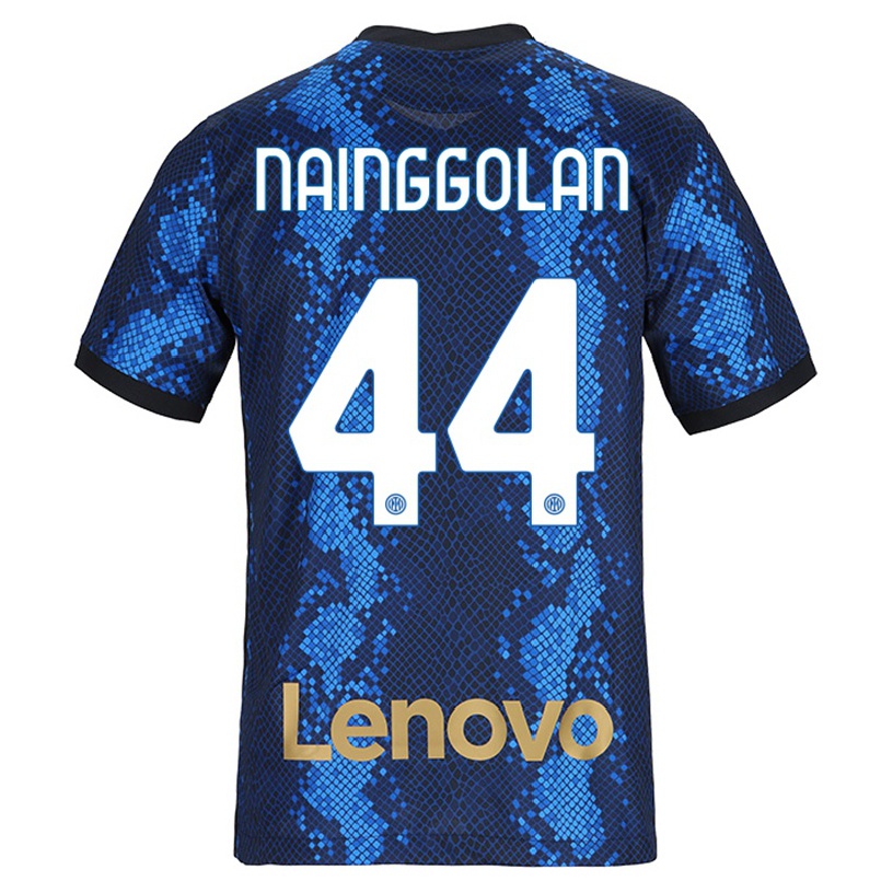 Kinder Fußball Radja Nainggolan #44 Dunkelblau Heimtrikot Trikot 2021/22 T-shirt