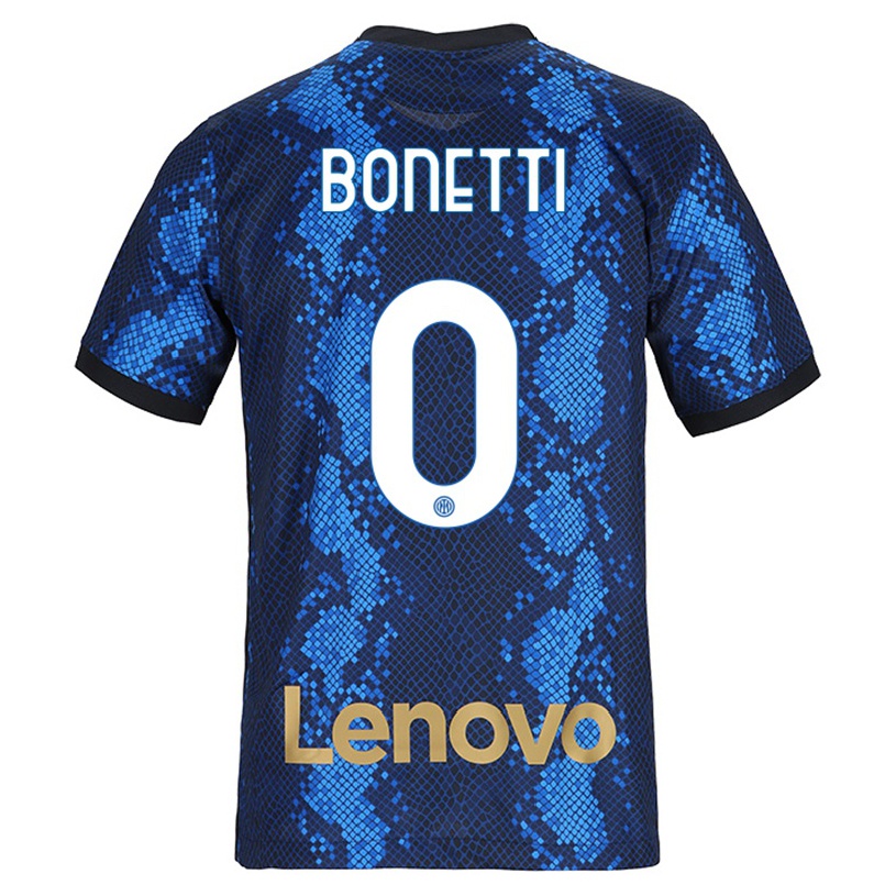 Kinder Fußball Tatiana Bonetti #0 Dunkelblau Heimtrikot Trikot 2021/22 T-shirt
