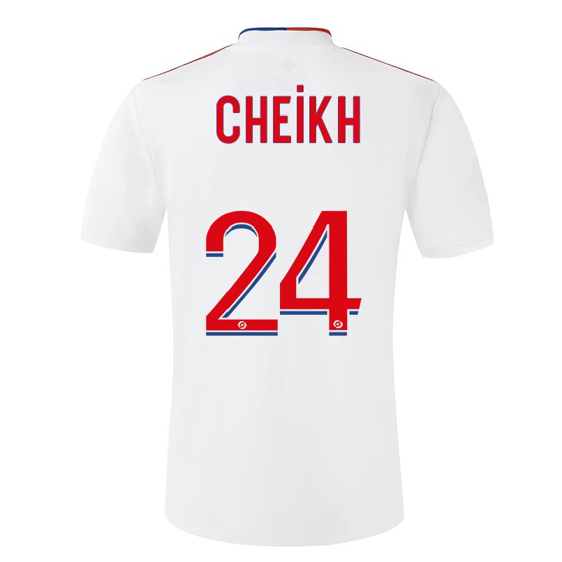 Kinder Fußball Pape Cheikh #24 Weiß Heimtrikot Trikot 2021/22 T-Shirt