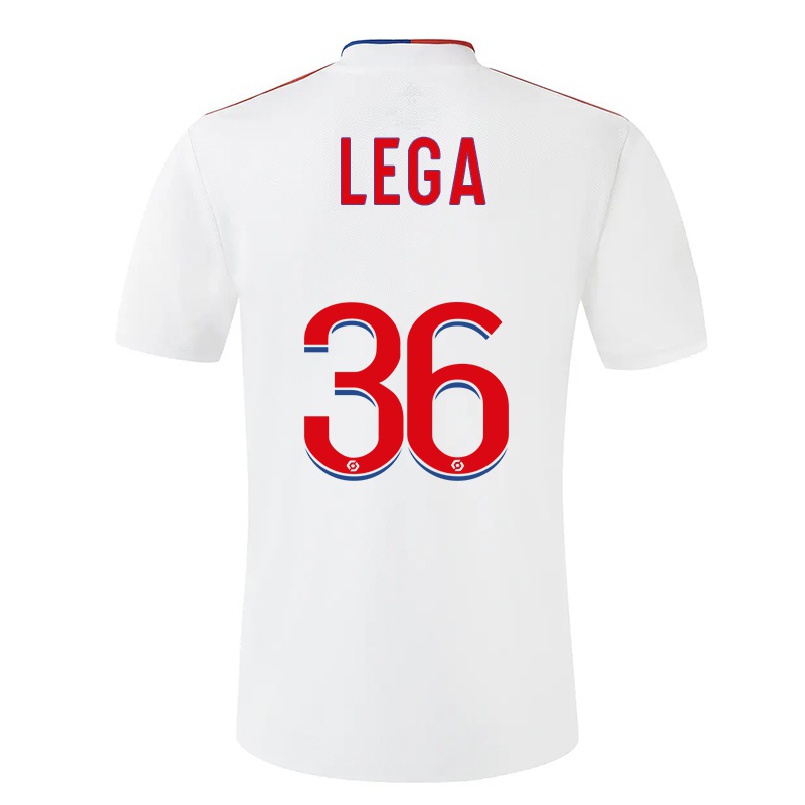 Kinder Fußball Sekou Lega #36 Weiß Heimtrikot Trikot 2021/22 T-Shirt