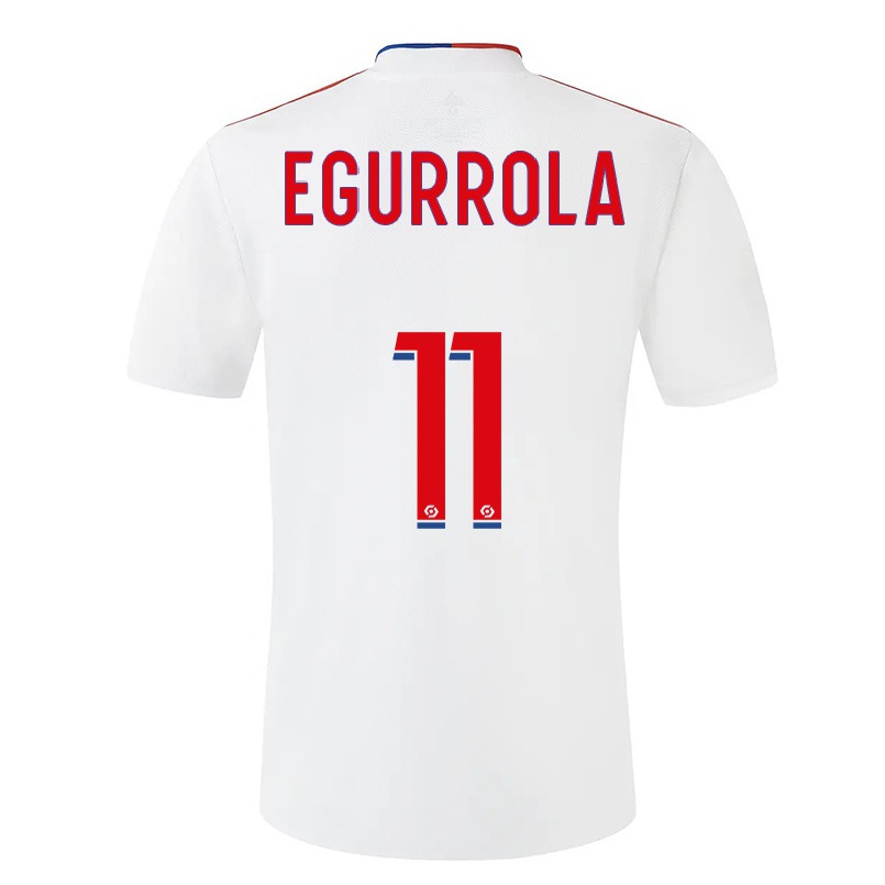 Kinder Fußball Damaris Egurrola #11 Weiß Heimtrikot Trikot 2021/22 T-Shirt