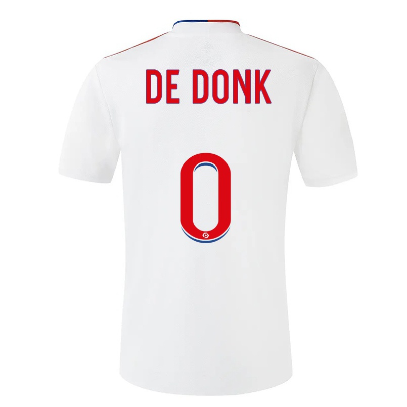 Kinder Fußball Danielle Van De Donk #0 Weiß Heimtrikot Trikot 2021/22 T-shirt
