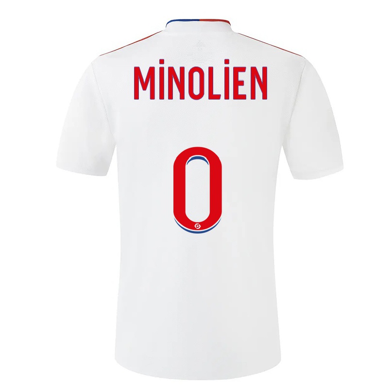 Kinder Fußball Andy Minolien #0 Weiß Heimtrikot Trikot 2021/22 T-shirt