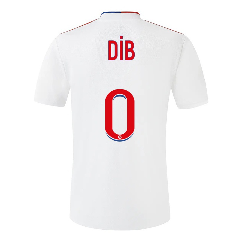 Kinder Fußball Djibrail Dib #0 Weiß Heimtrikot Trikot 2021/22 T-shirt