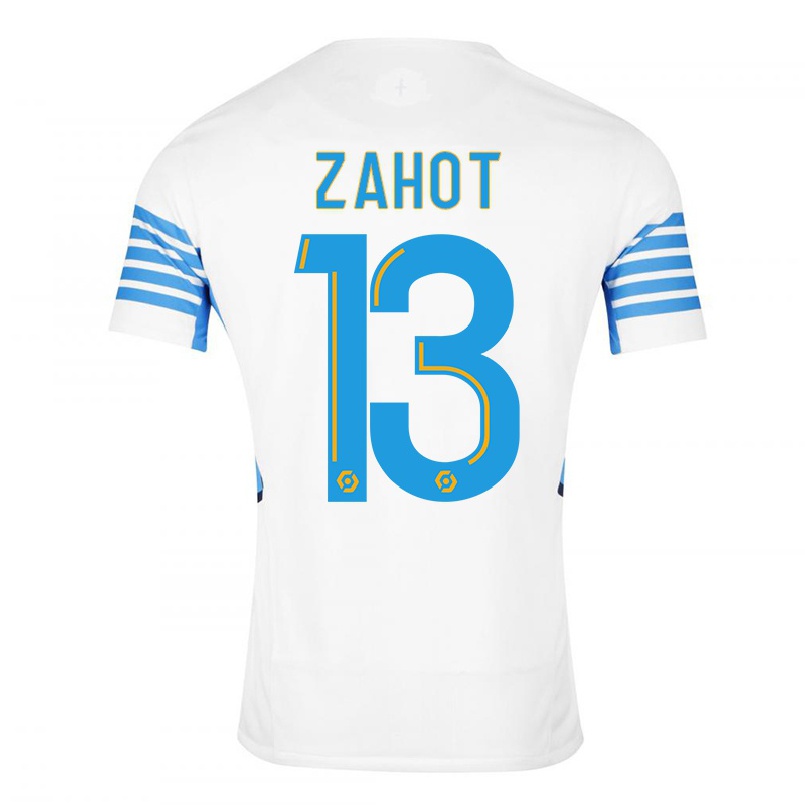 Kinder Fußball Sarah Zahot #13 Weiß Heimtrikot Trikot 2021/22 T-shirt
