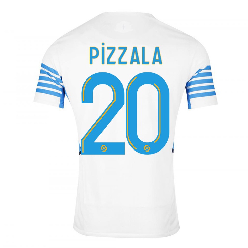 Kinder Fußball Caroline Pizzala #20 Weiß Heimtrikot Trikot 2021/22 T-shirt