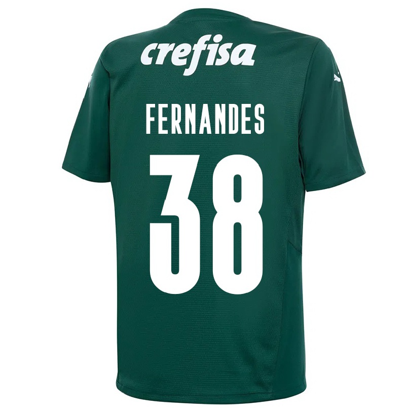 Kinder Fußball Matheus Fernandes #38 Dunkelgrün Heimtrikot Trikot 2021/22 T-shirt