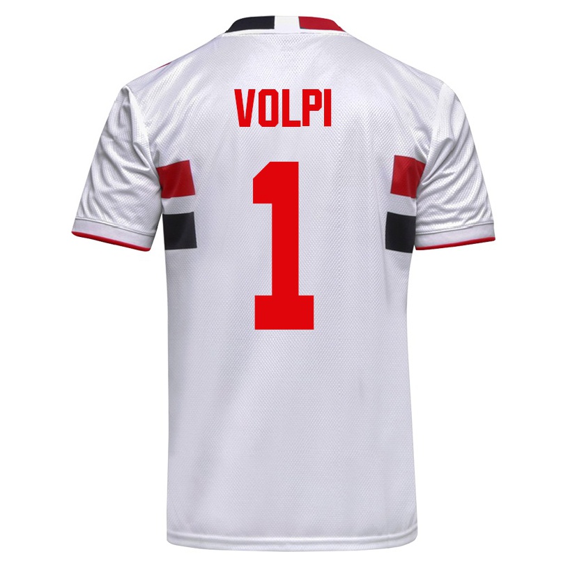 Kinder Fußball Tiago Volpi #1 Weiß Heimtrikot Trikot 2021/22 T-shirt