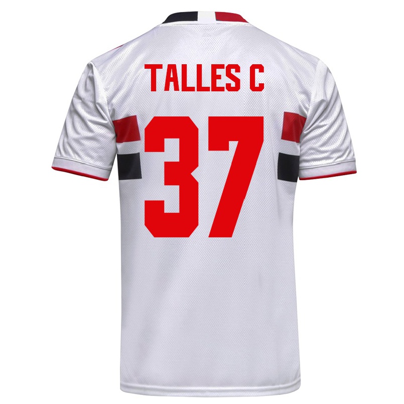 Kinder Fußball Talles #37 Weiß Heimtrikot Trikot 2021/22 T-shirt