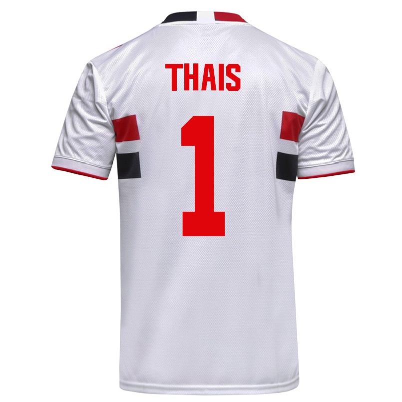 Kinder Fußball Thais #1 Weiß Heimtrikot Trikot 2021/22 T-shirt
