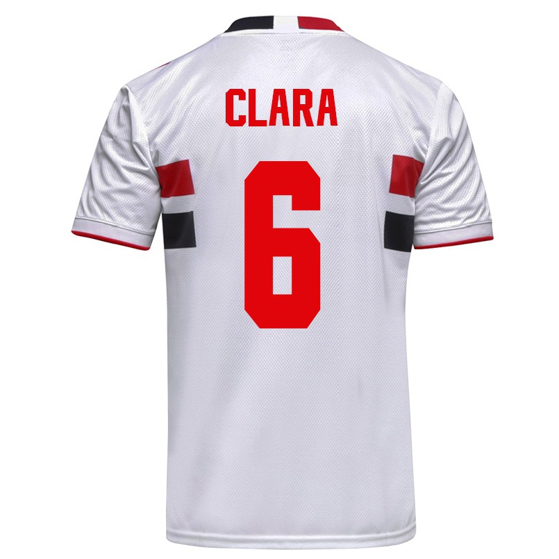 Kinder Fußball Ana Clara #6 Weiß Heimtrikot Trikot 2021/22 T-shirt