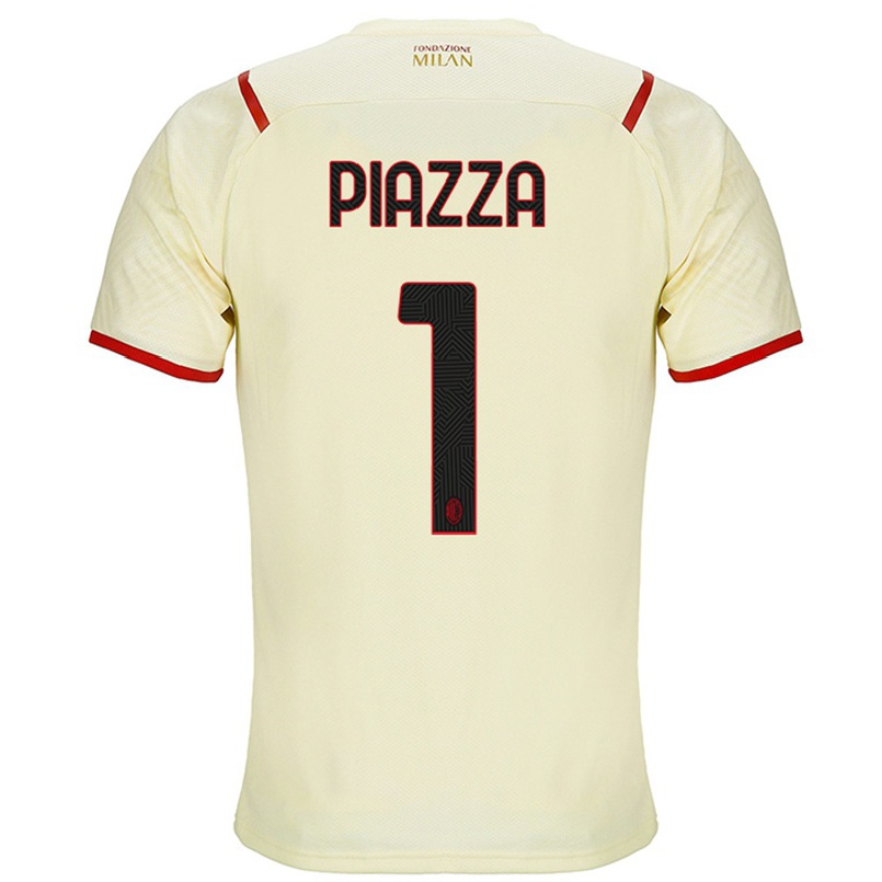 Kinder Fußball Alessia Piazza #1 Sekt Auswärtstrikot Trikot 2021/22 T-shirt