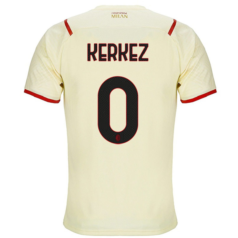 Kinder Fußball Milos Kerkez #0 Sekt Auswärtstrikot Trikot 2021/22 T-shirt