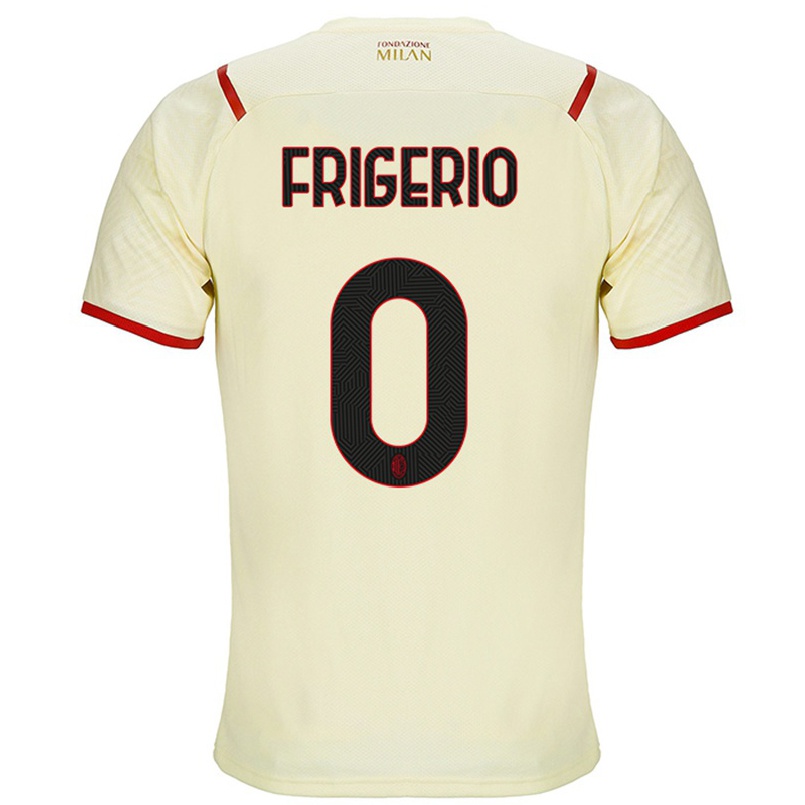 Kinder Fußball Marco Frigerio #0 Sekt Auswärtstrikot Trikot 2021/22 T-shirt