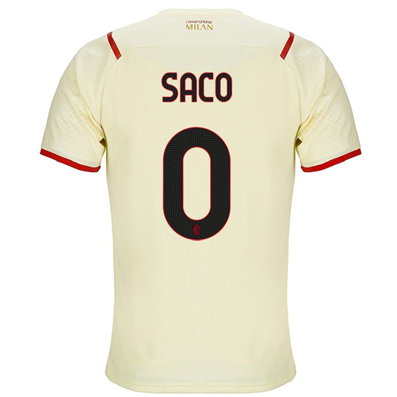 Kinder Fußball Coli Saco #0 Sekt Auswärtstrikot Trikot 2021/22 T-shirt