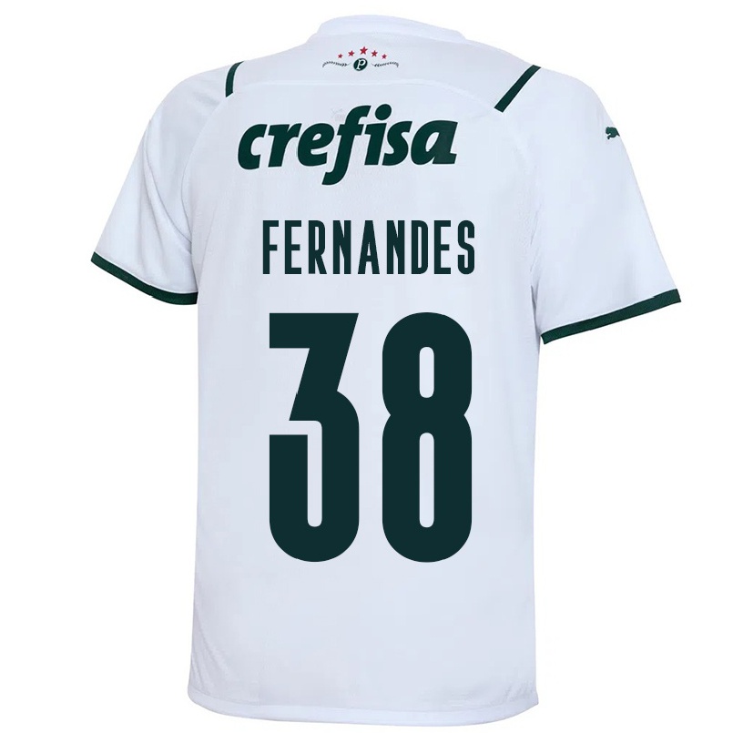 Kinder Fußball Matheus Fernandes #38 Weiß Auswärtstrikot Trikot 2021/22 T-shirt