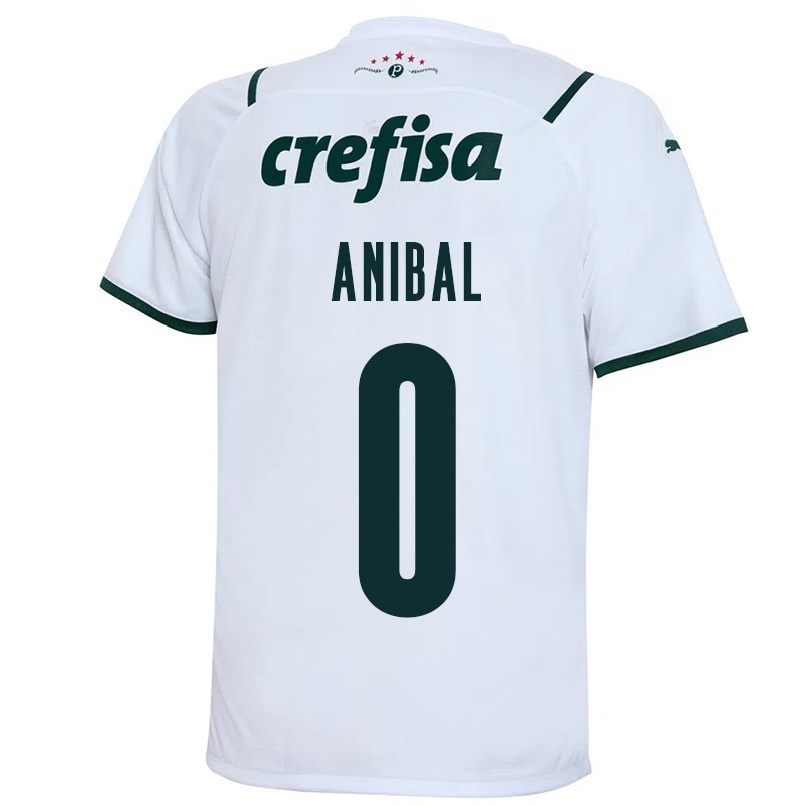 Kinder Fußball Anibal #0 Weiß Auswärtstrikot Trikot 2021/22 T-shirt