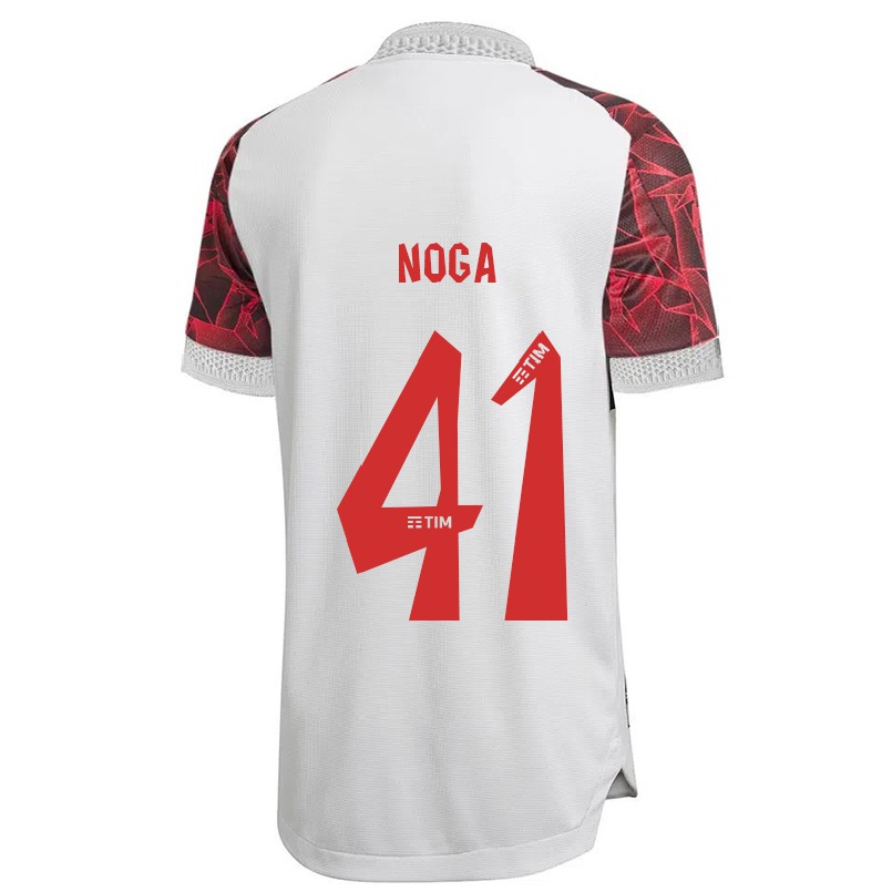 Kinder Fußball Gabriel Noga #41 Weiß Auswärtstrikot Trikot 2021/22 T-shirt