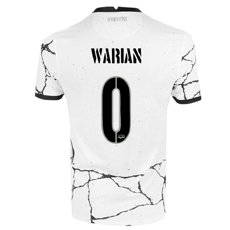 Kinder Fußball Warian #0 Weiß Heimtrikot Trikot 2021/22 T-shirt