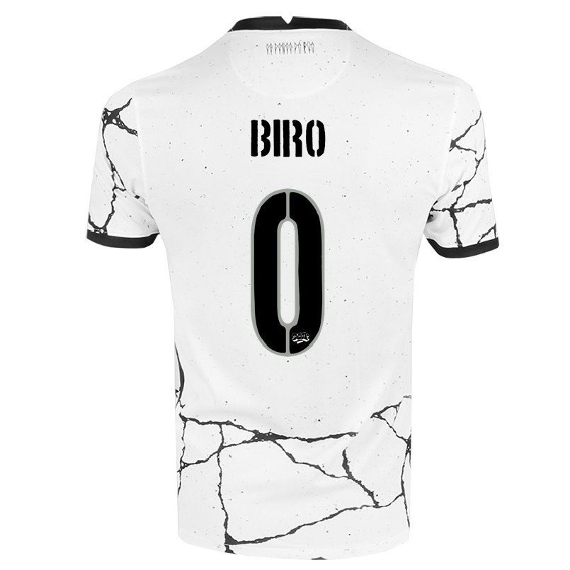 Kinder Fußball Biro #0 Weiß Heimtrikot Trikot 2021/22 T-shirt