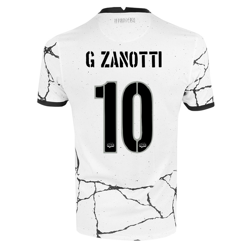 Kinder Fußball Gabi Zanotti #10 Weiß Heimtrikot Trikot 2021/22 T-shirt