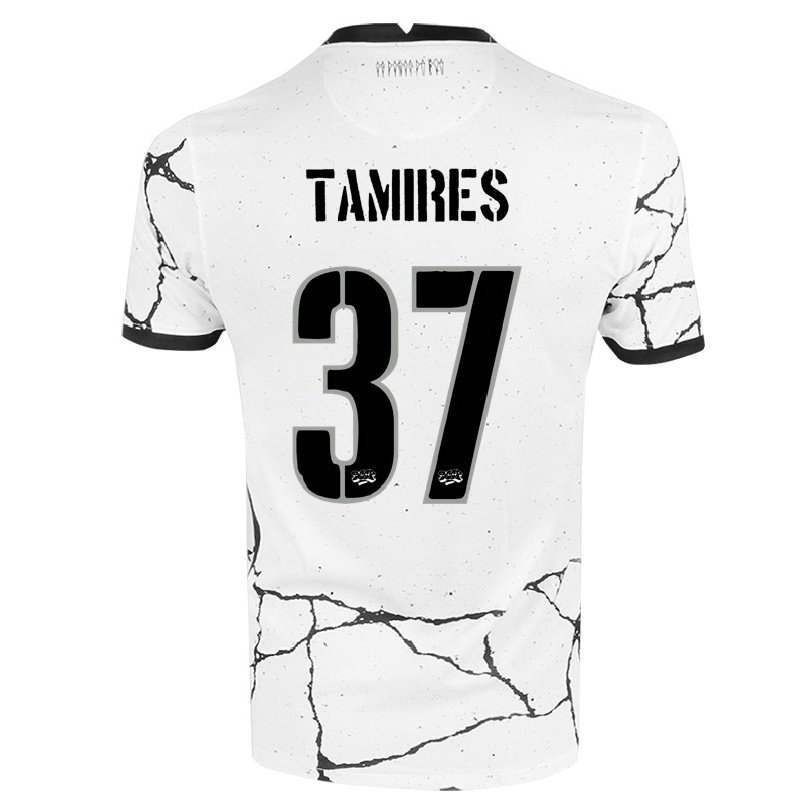 Kinder Fußball Tamires #37 Weiß Heimtrikot Trikot 2021/22 T-shirt