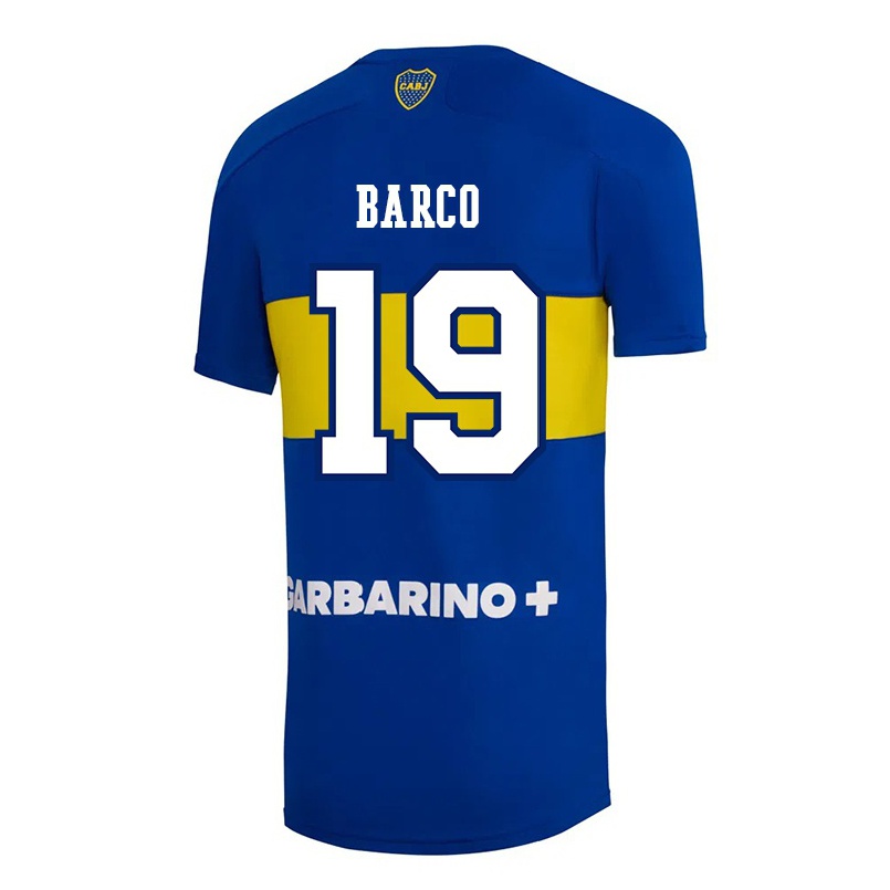 Kinder Fußball Valentin Barco #19 Königsblau Heimtrikot Trikot 2021/22 T-shirt