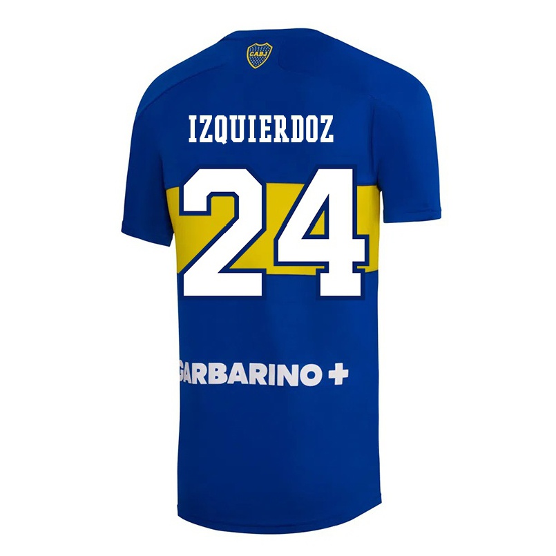 Kinder Fußball Carlos Izquierdoz #24 Königsblau Heimtrikot Trikot 2021/22 T-shirt