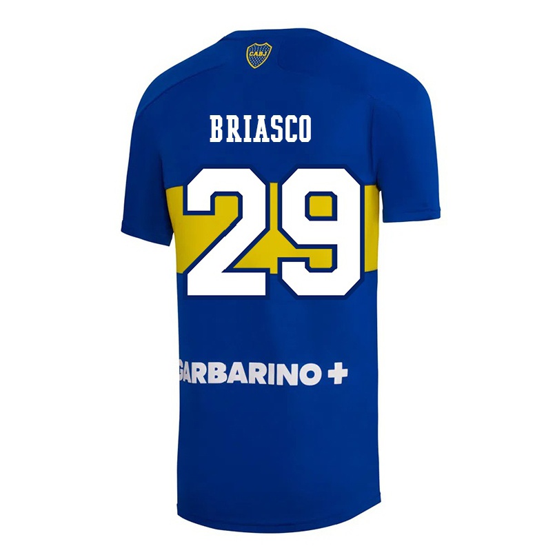 Kinder Fußball Norberto Briasco #29 Königsblau Heimtrikot Trikot 2021/22 T-shirt