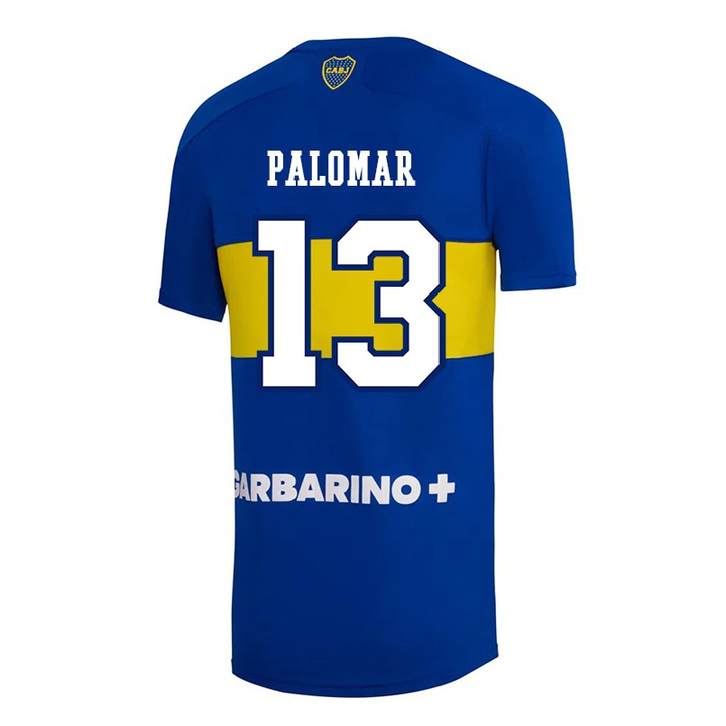 Kinder Fußball Estefania Palomar #13 Königsblau Heimtrikot Trikot 2021/22 T-shirt