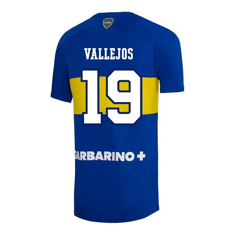 Kinder Fußball Fabiana Vallejos #19 Königsblau Heimtrikot Trikot 2021/22 T-shirt