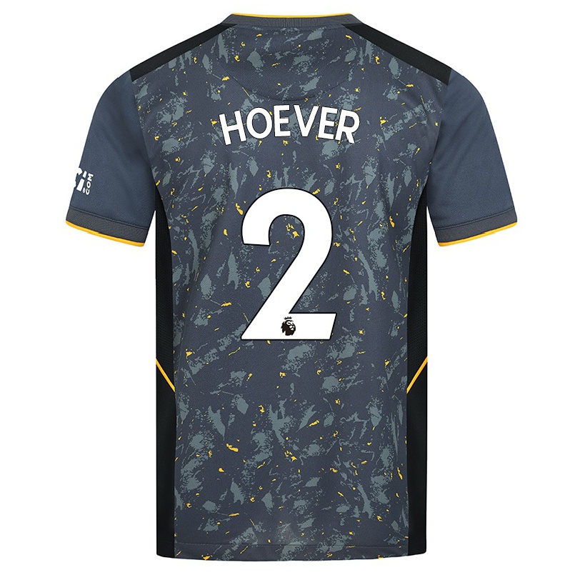 Kinder Fußball Ki-jana Hoever #2 Grad Auswärtstrikot Trikot 2021/22 T-shirt