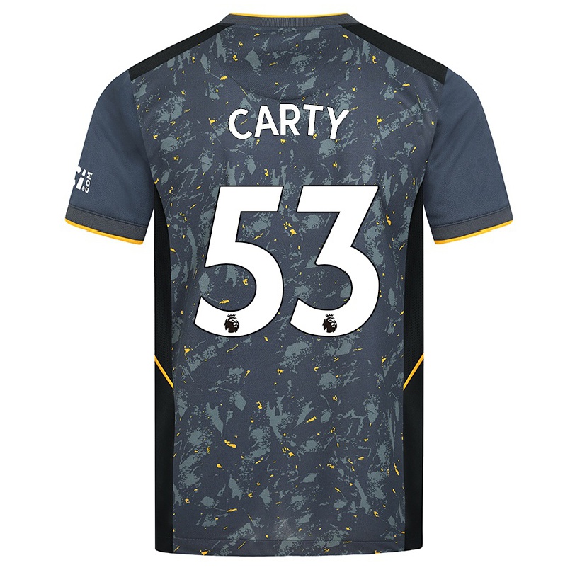 Kinder Fußball Conor Carty #53 Grad Auswärtstrikot Trikot 2021/22 T-shirt