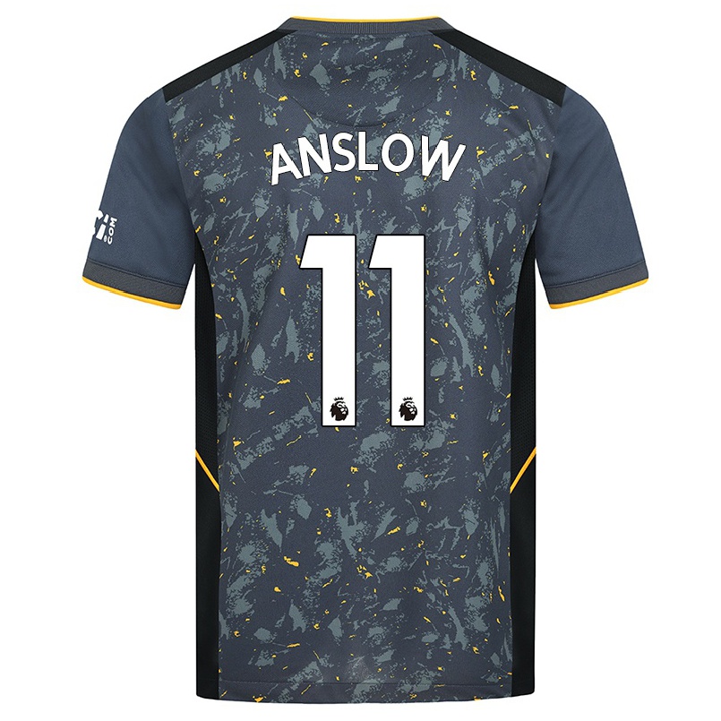 Kinder Fußball Jen Anslow #11 Grad Auswärtstrikot Trikot 2021/22 T-shirt